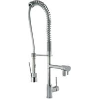 Keukenkraan Tres Top | Opbouw | 360° Draaibaar | Uitrekbare sproeier | Mengkraan | 1-hendel | Rond | Chroom
