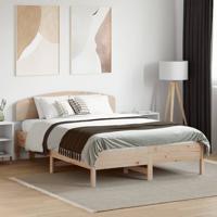 Bedframe zonder matras massief grenenhout 140x190 cm