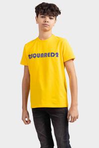 Dsquared2 Relax Maglietta T-Shirt Kids Geel - Maat 104 - Kleur: Geel | Soccerfanshop