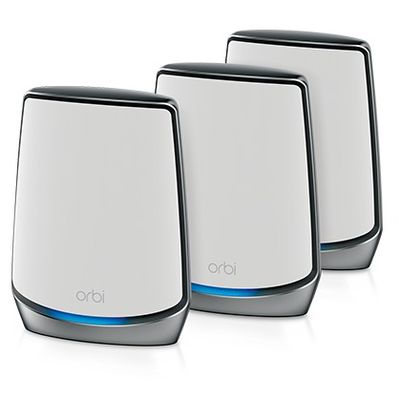 Netgear Orbi RBK853 (3-pack) Mesh router Wit Netgear Orbi RBK853 (3-pack) Mesh router Wit