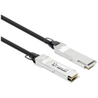 Intellinet 508537 InfiniBand en Glasvezelkabel 3 m QSFP+ Zwart, Zilver - thumbnail