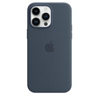 Apple Siliconenhoesje met MagSafe voor iPhone 14 Pro Max - Stormblauw telefoonhoesje - thumbnail