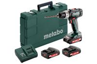 Metabo BS 18 L Set 602321540 Accu-schroefboormachine 18 V 2 Ah Li-ion Incl. 3 accus, Incl. koffer