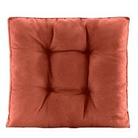 Loungekussen Florence zitting - terracotta - 60x60x8 cm - Leen Bakker