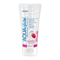 Joydivision AQUAglide Neutral - Flavored Waterbased Lubricant - Raspberry - 3 fl oz / 100 ml - thumbnail