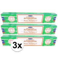 3x Nag Champa wierook Ayurveda 15 gram