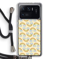 Regenboog: Xiaomi Mi 11 Ultra Transparant Hoesje met koord