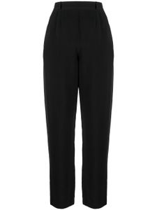 Saint Laurent Pre-Owned pantalon droit à taille haute (années 1980) - Noir