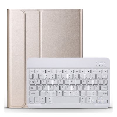 Shop4 - iPad Pro 11 (2021) Toetsenbord Hoes - Bluetooth Keyboard Cover Goud