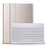 Shop4 - iPad Pro 11 (2021) Toetsenbord Hoes - Bluetooth Keyboard Cover Goud - thumbnail