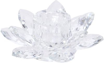 Theelicht glas kristal helder - Decoris