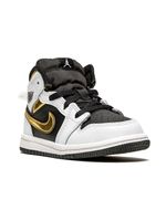 Jordan Kids baskets Jordan 1 Metallic Gold - Blanc - thumbnail