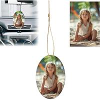 kerstversiering 2d acryl gepersonaliseerde fotocadeaus hangende hanger kerstversiering aangepaste spiegel hangende ornament met foto Lightinthebox