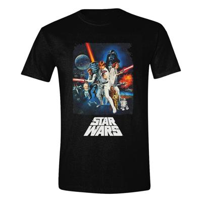 Star Wars A New Hope T-Shirt Retro Poster Size M
