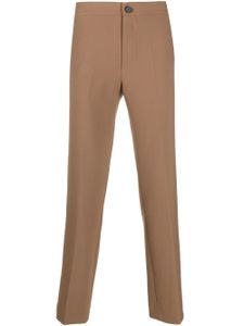 SANDRO pantalon de costume à coupe slim - Marron