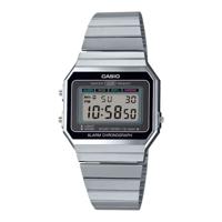 Horloge Uniseks Casio A700WE-1AEF Zilverkleurig