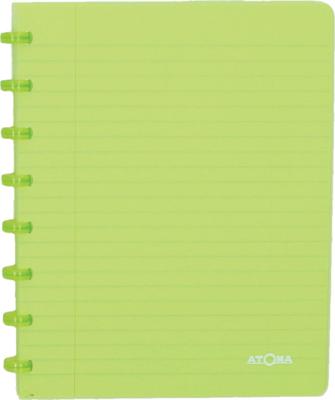 Atoma Trendy schrift, ft A5, 144 bladzijden, gelijnd, transparant groen