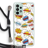 Pow Smack: Samsung Galaxy A52s 5G Transparant Hoesje met koord