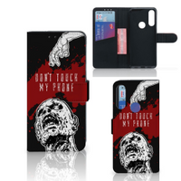 Alcatel 1S 2020 Portemonnee Hoesje Zombie Blood