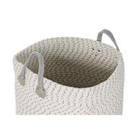 Basket spelset DKD Home Decor Wit Grijs Lichtgrijs (2 Onderdelen) (2 Stuks)
