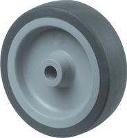 Los wiel grijs gummy 100mm