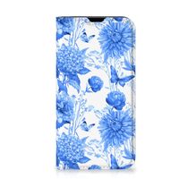 Smart Cover voor iPhone 13 Mini Flowers Blue
