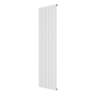 Vipera Mares enkele handdoekradiator 47 x 180 cm centrale verwarming mat wit zij- en middenaansluiting 1259W