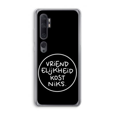 Vriendelijkheid: Xiaomi Mi Note 10 Transparant Hoesje