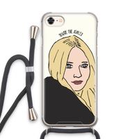 Ashley: iPhone 7 Transparant Hoesje met koord