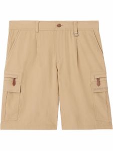 Burberry short cargo à logo brodé - Tons neutres