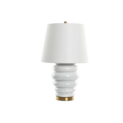 Bureaulamp Home ESPRIT Wit Gouden 50 W 220 V