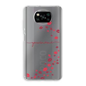 Kusjes: Xiaomi Poco X3 NFC Transparant Hoesje