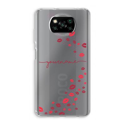Kusjes: Xiaomi Poco X3 NFC Transparant Hoesje