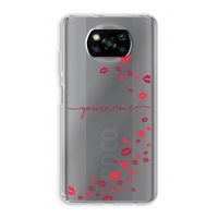 Kusjes: Xiaomi Poco X3 NFC Transparant Hoesje