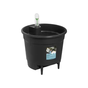 Self-watering insert d43cm living black