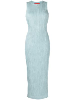 Eckhaus Latta robe Sliced à coupe mi-longue - Bleu