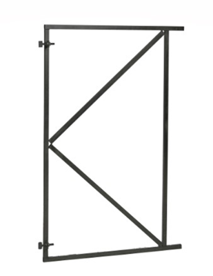 Waelbers Poortframe 90x155 Zwart 1.8 mm - 1 Stuk(s) - 599027.99