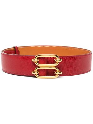 Hermès Pre-Owned ceinture Chaîne d'Ancre à design réversible pre-owned - Rouge