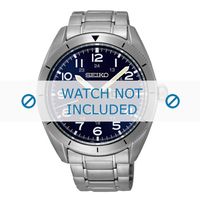 Seiko horlogeband 4R36-04H0-SRP707K1 Staal Zilver 20mm