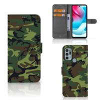 Motorola Moto G60s | Telefoon Hoesje | Army Dark