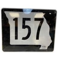 Missouri Highway 157 Straatbord - Origineel