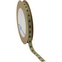 Lint | 10mm | 15m | Kerstboom | bruin/groen