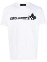 DSQUARED2 t-shirt en coton à logo imprimé - Blanc