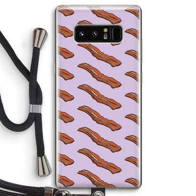 Bacon to my eggs #2: Samsung Galaxy Note 8 Transparant Hoesje met koord