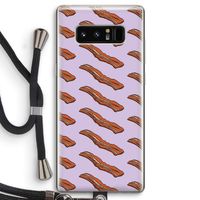 Bacon to my eggs #2: Samsung Galaxy Note 8 Transparant Hoesje met koord