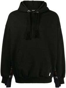 FIVE CM hoodie imprimé à manches longues - Noir