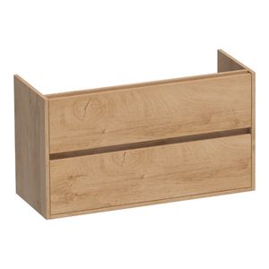 Badkamermeubelset NEXXT Small 100cm Burned Bark