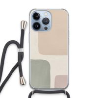 Geo #7: iPhone 13 Pro Transparant Hoesje met koord