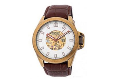 Horlogeband Esprit ES101321 Croco leder Bruin 22mm