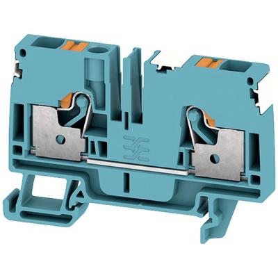 Weidmüller 2674880000 Doorgangsserieklem Push-In-klem, Steekaansluiting Blauw 50 stuk(s)